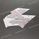 Right side fairing S 1000 XR lettering decal, right side