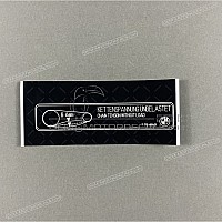 BMW Etykieta ostrzegawcza, Unleaded fuel 71227715481