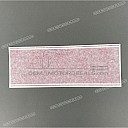 Kontpaneel sticker