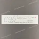 Emblème de réservoir Monster 695, côté gauche