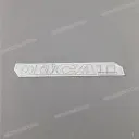Linke Verkleidung DUCATI Logo Aufkleber, linke Seite