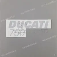 DUCATI Linke Seitenverkleidung DUCATI 750 Logo Aufkleber 43711061AA