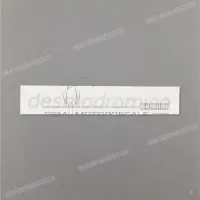 DUCATI Untere Verkleidung DESMODROMICO Aufkleber 43711071AA