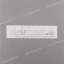 Verkleidung DESMODUE SILBER Aufkleber