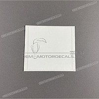 DUCATI Voorspatbord sticker 43711621A