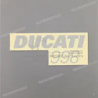 DUCATI Rechte Verkleidung Ducati 998 Aufkleber, rechte Seite 43812431A