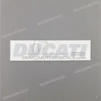 DUCATI Ducati Emblem an der Seitenverkleidung 43813652AA