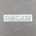 Ducati-sticker op kuipneus