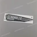 Pegatina de depósito Scrambler, lado izquierdo