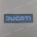 Pegatina de logo Ducati para tapa lateral de depósito