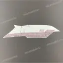Sticker voorvorkpoot, rechterzijde