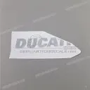Untere Verkleidung Ducati Aufkleber, linke Seite