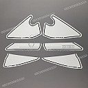 Verkleidungssatz CBR600RR Honda Racing Aufklebersatz
