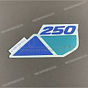 Autocollant de flanc de carénage NX250 Dominator, côté gauche