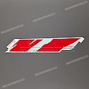 Autocollant de réservoir CBR600F Hurricane, côté droit