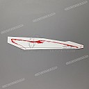 Right fairing stripe, right side