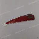 Fuel tank stripe decal, right side