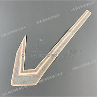 HONDA Heckverkleidung Aufkleber, Rechte Seite 17512-397-760ZB