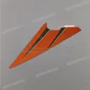 Fuel tank stripe, left side