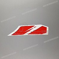 HONDA Pegatina para depósito CBR900RR, lado derecho 17512-MW0-600ZA