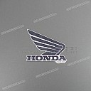 Fuel tank HONDA emblem, right side
