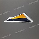 Left fairing stripe decal, left side
