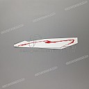 Cockpit fairing stripe, left side