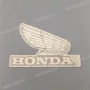 Brandstoftank striping sticker, linkerzijde