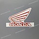 Honda CBR1000F Kraftstofftank CBR Emblem Linke Seite OEM 17552MW7300ZB