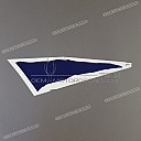 Brandstoftank CBR sticker, linkerzijde