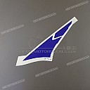 Fuel tank stripe, left side