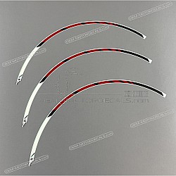 Zestaw naklejek na felgi