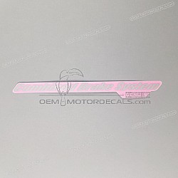 Front fender decal