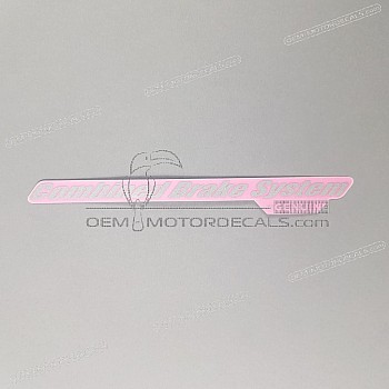 Front fender decal