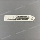 Front fender decal, right side