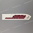 Front fender decal, left side