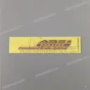 Front fender decal