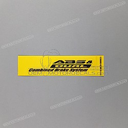 Voorspatbord sticker