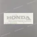 Front cowling HONDA logo decal
