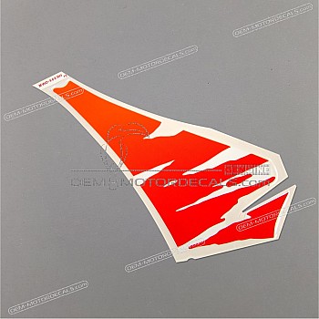 Front cowling decal, right side