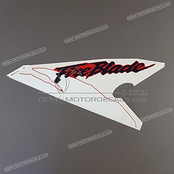Front cowling decal, right side