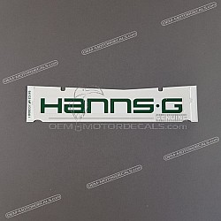 Front cowling decal