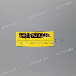 Front cowling decal