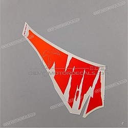 Front cowling decal, left side