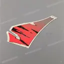 Linke Verkleidungsaufkleber, linke Seite
