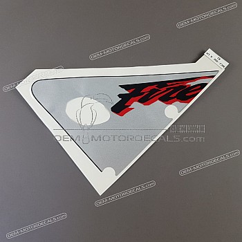 Front cowling decal, left side