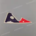 Unterverkleidungs-Aufkleber, linke Seite