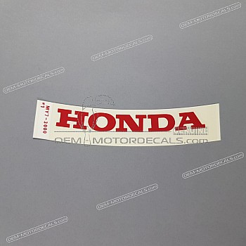 Front cowling decal