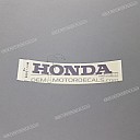 Front cowling decal