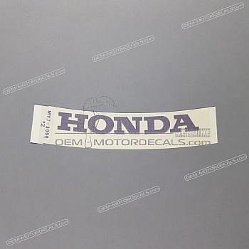 Front cowling decal